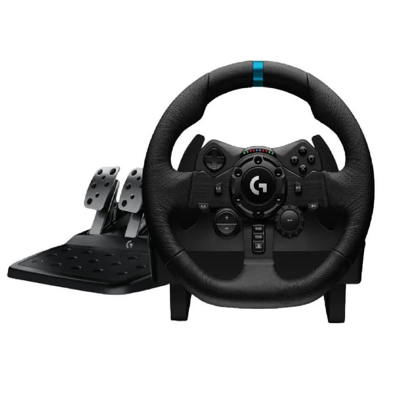 Logitech G923 Trueforce Sim Racing Wheel - PlayStation - وحدة تحكم